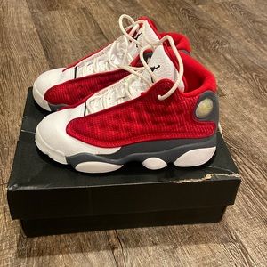 Authentic Air Jordan 13 Retro Red Flint Preschool  Gently Loved Size 12.5 C
